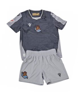 Real Sociedad Maglia Gara Trasferta Repliche 2025-26 Bambino Maniche Corte